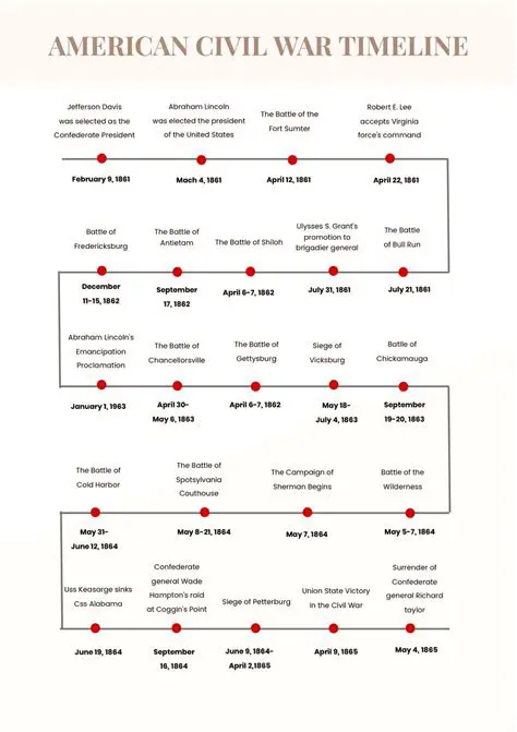Understanding the Civil War Timeline