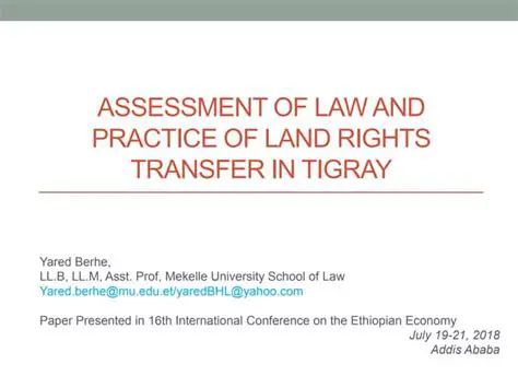 Understanding the Complexity of Land Rights Transfer