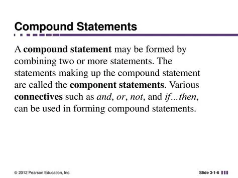 Understanding the Compound Statement