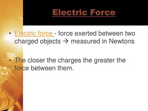Understanding the Concept of Electric Force