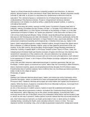 Understanding the Concept of Space in Physics