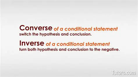 Understanding the Converse of a Conditional Statement