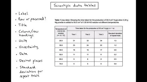 Understanding the Data Table