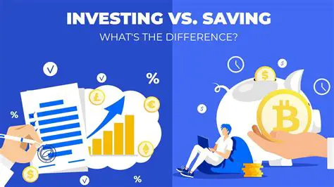 Understanding the Difference Between Saving and Investing