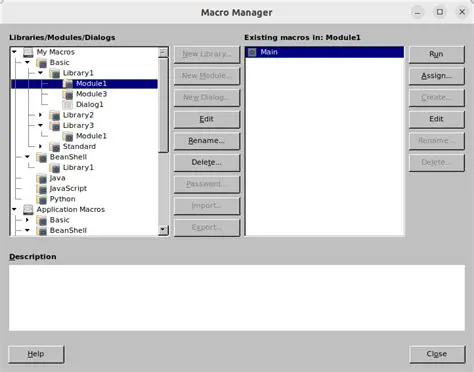 Understanding the Font and Macro Manager