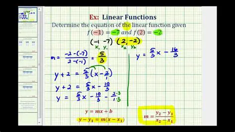 Understanding the Given Linear Equation