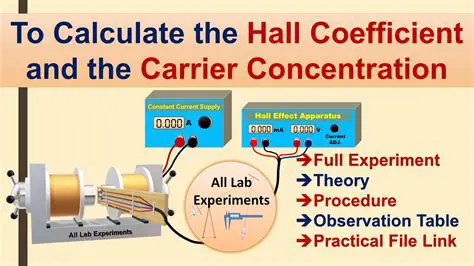 Understanding the Hall Effect and Charge Carrier Concentration