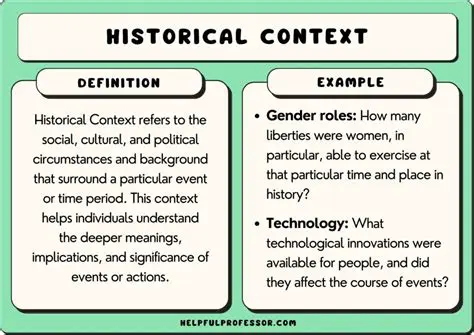 Understanding the Impact of Historical Period on Literature