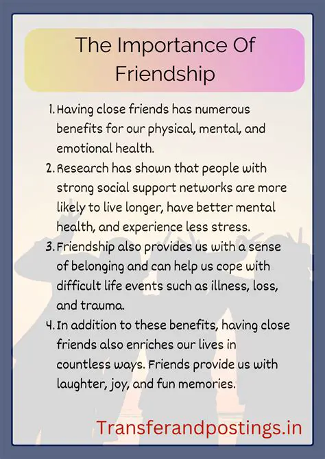 Understanding the Importance of Friendship