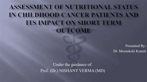 Understanding the Importance of Nutritional Status in Cancer Patients