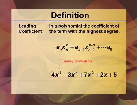 Understanding the Leading Coefficient