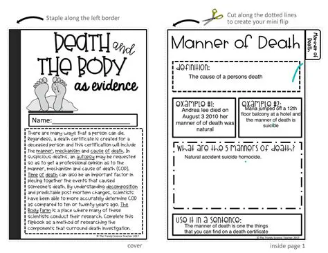 Understanding the Manner of Death