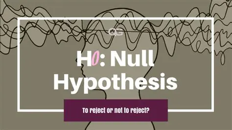 Understanding the Null Hypothesis