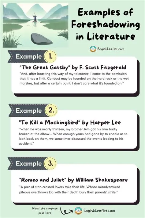 Understanding the Power of Foreshadowing in Literature