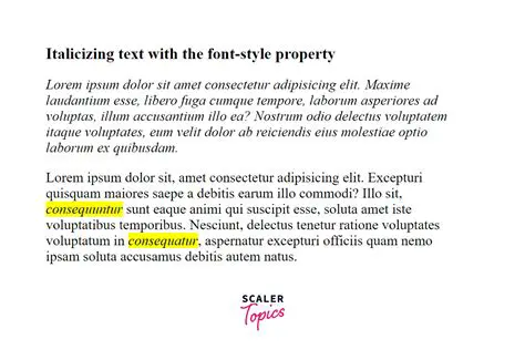 Understanding the Power of Italicized Features in Communication