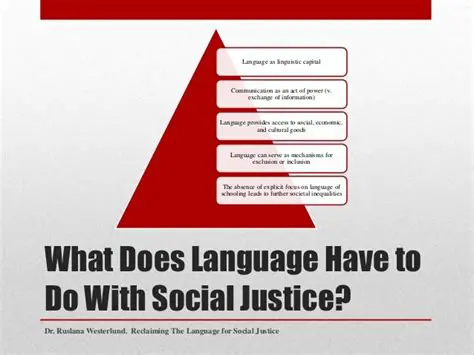 Understanding the Power of Language in Social Justice