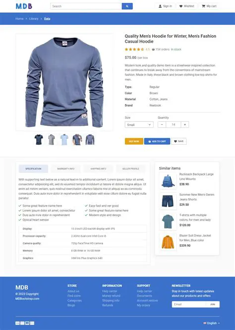 Understanding the Product Details Page