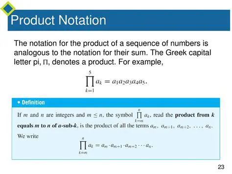 Understanding the Product Notation