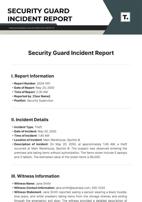 Understanding the Purpose of a Security Report