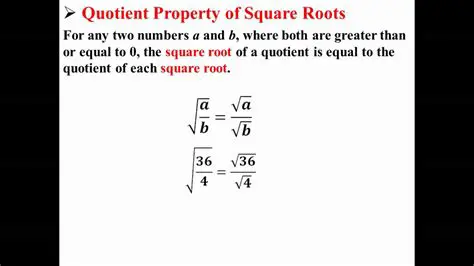 Understanding the Quotient of Two Square Roots