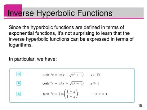 Understanding the Relationship Between Logarithms and Inverse Hyperbolic Functions