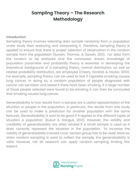 Understanding the Research Theory and Methodology