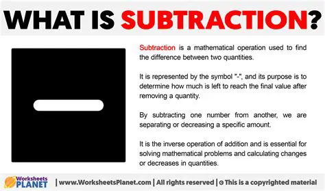 Understanding the Subtraction Operation