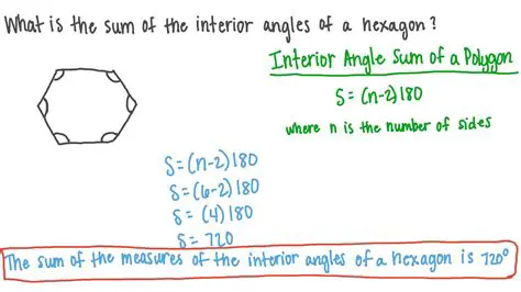 Understanding the Sum of Interior Angles of a Hexagon