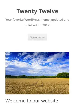 Understanding the Twenty Twelve Theme