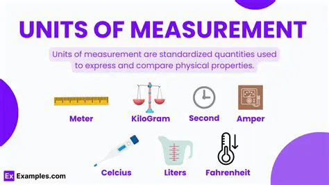 Understanding the Units of Measurement