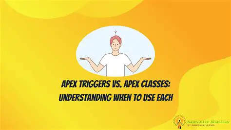 Understanding Triggers and Apex Classes