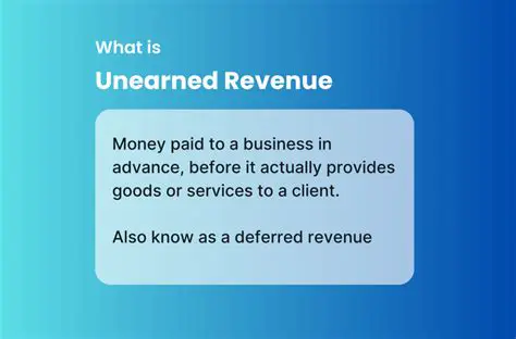 Understanding Unearned Revenue