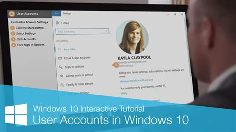 Understanding User Accounts in Windows 10