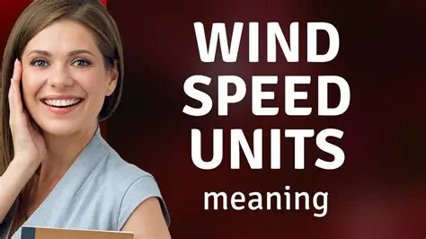 Understanding Wind Speed Units