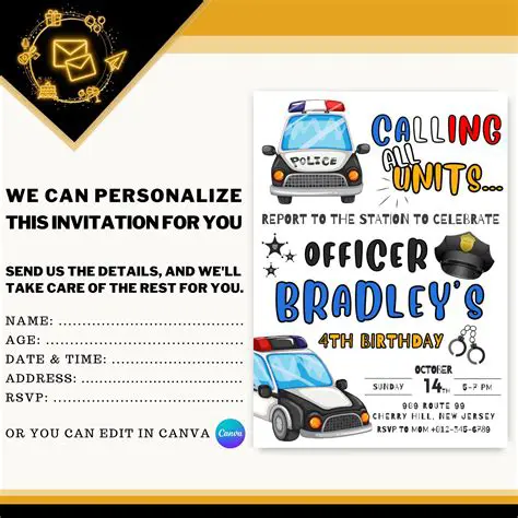 Rev Up the Fun: How to Throw an Unforgettable Police Car Birthday Party