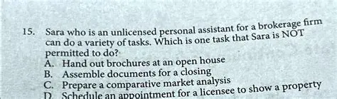 Unlocking Efficiency: The Comprehensive Role of an Unlicensed Personal Assistant in a Brokerage Firm
