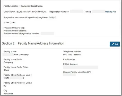 Update the facility name display