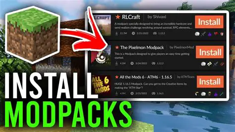Uploading modpacks from the app