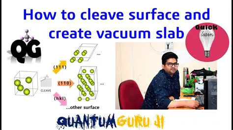 Use a sufficient vacuum slab