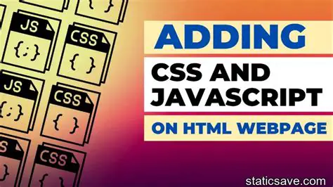 Use Custom CSS and JavaScript