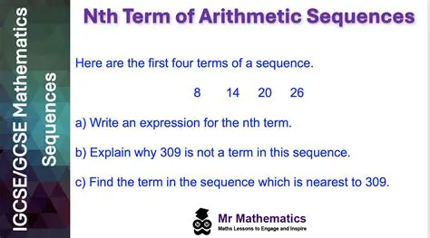 Use formulas to find the nth term of a sequence