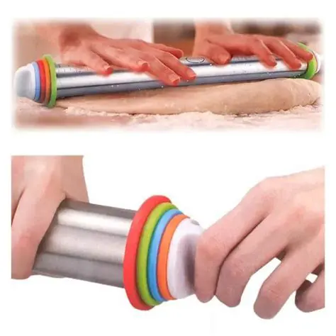 Use o rolo de amassar com firmeza