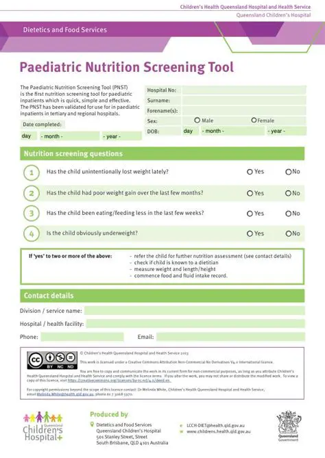 Use of PNRS as a screening tool