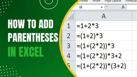 Use parentheses to group numbers