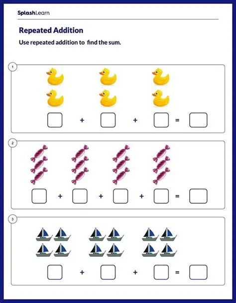 Use the concept of repeated addition