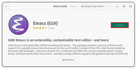 Use the latest Emacs version