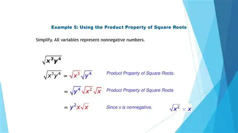 Use the product property of square roots