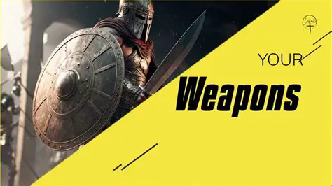 Use your weapons creatively