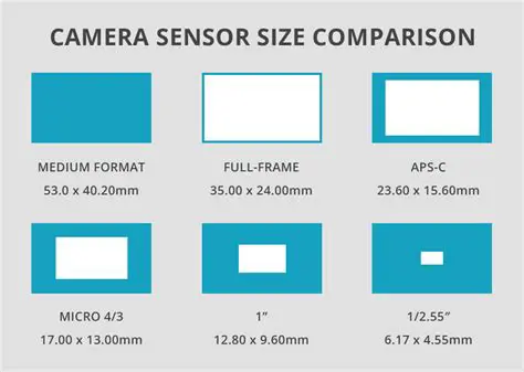 Using a camera with a larger sensor size