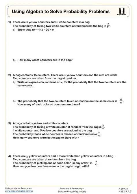 Using Algebra to Solve the Problem